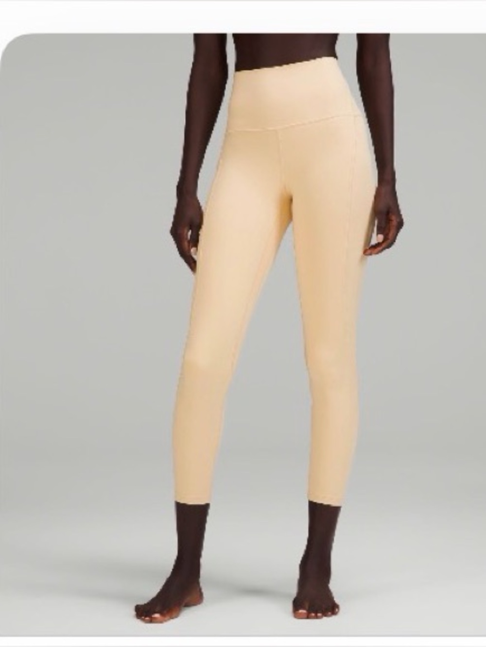 Lululemon align pants with pockets 25” Prosecco